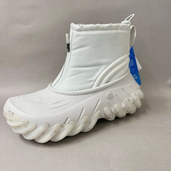 Crocs Echo Boot Z Shield Boots in Moonlight Zip Front Womens Size 9 Mens 7 - Picture 1 of 16